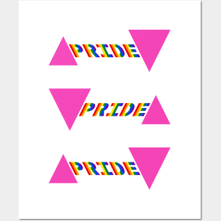 Pink Triangle Pride Multi Posters and Art